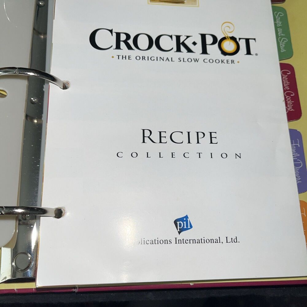 Crockpot: The Original Slow Cooker (Recipe collection) - Ring-bound - GOOD